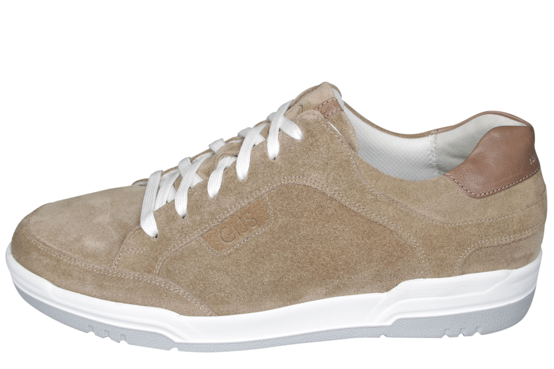 Gijs 2135.0998 Wijdte K Taupe Sneaker Wijdeman Heren Comfortschoenen