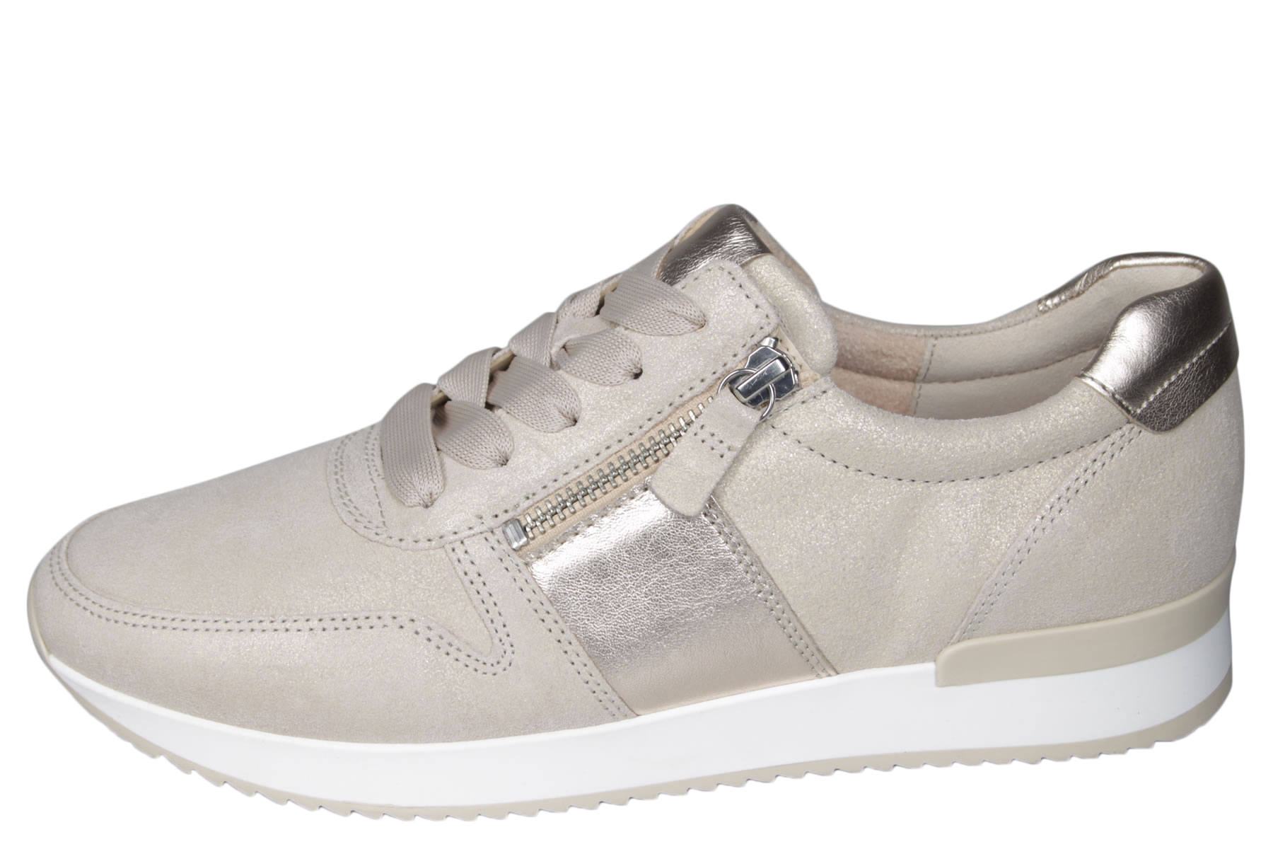 Gabor 43.420.32 Beige Sneaker Wijdeman Dames Schoenen